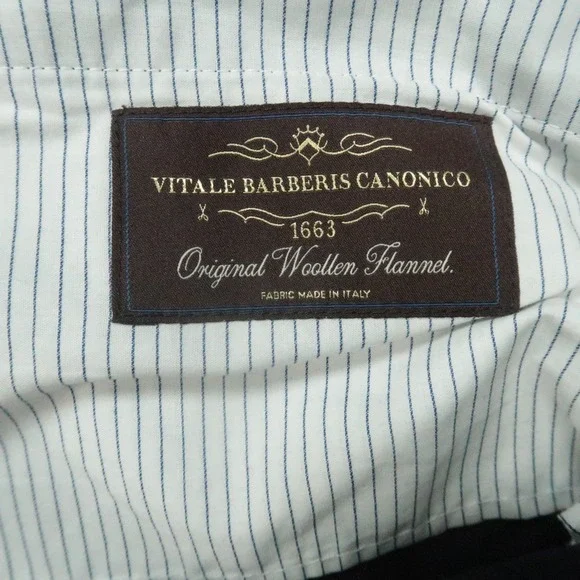 Suitsupply Pants Mens 36x34 Blue Ames Pleat Trouser Pure Wool Vitale Barberis - Picture 4 of 11